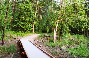 Near spring park natural area and miles of hiking trails to explore